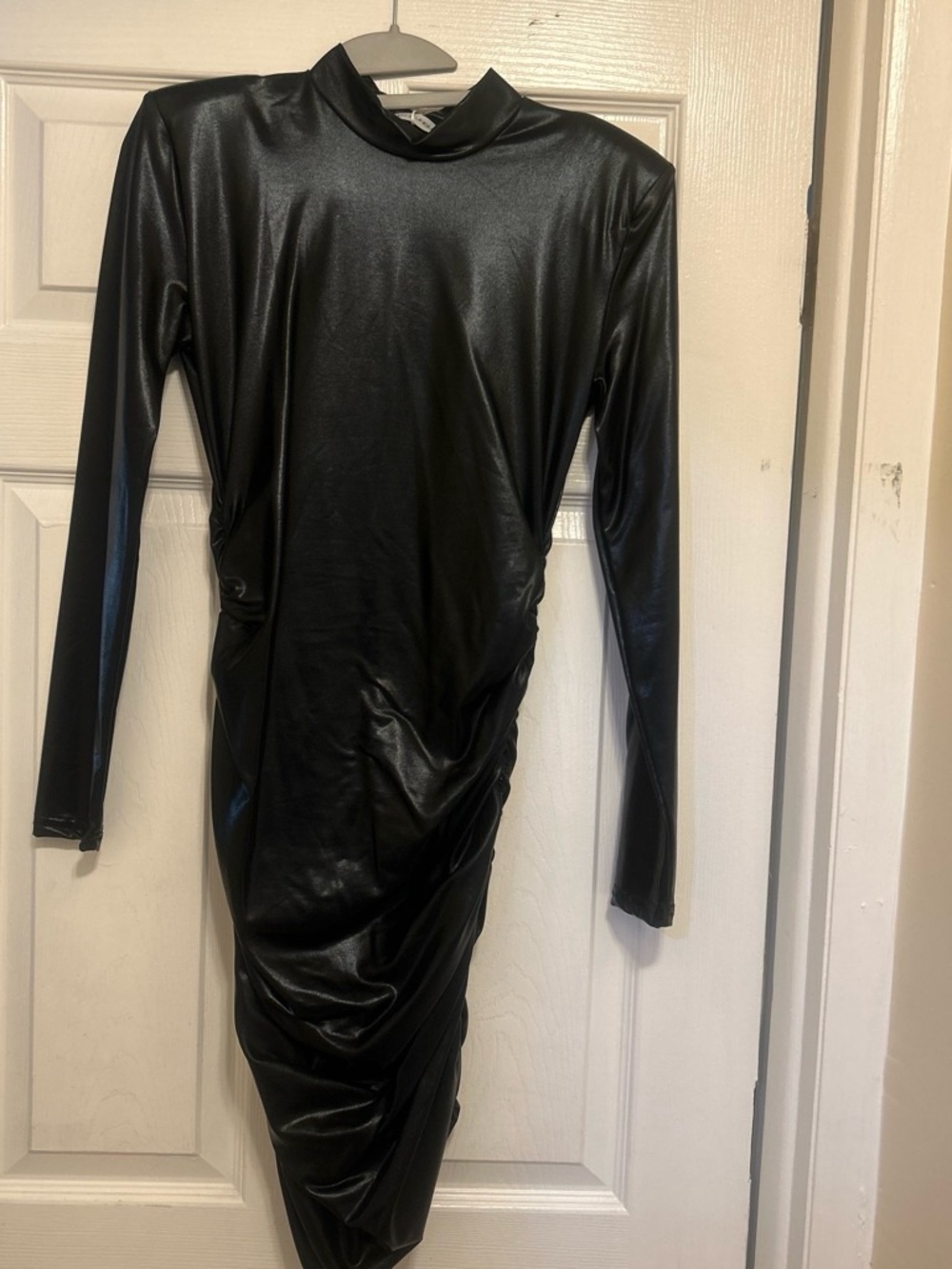 Women’s Faux Leather BodyCon Dress